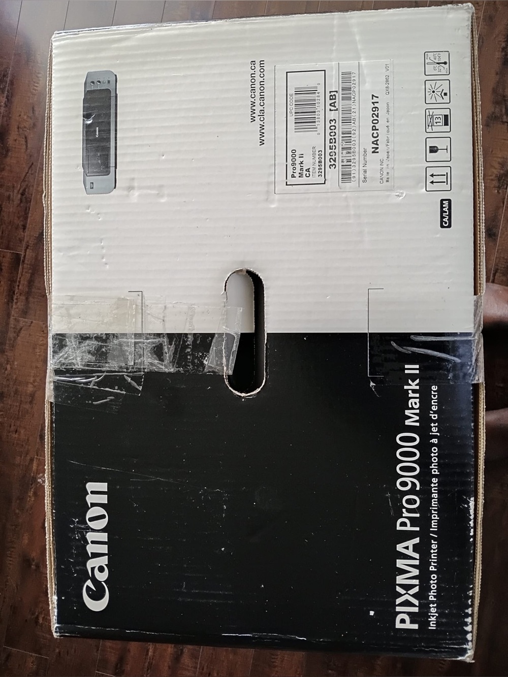 Canon PIXMA Pro9000 Mark II Black and White Printer Box